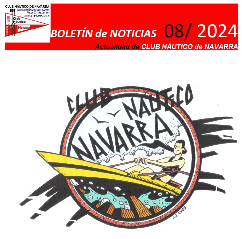 Bolet&iacute;n Noticias Club N&aacute;utico de Navarra 08/2024